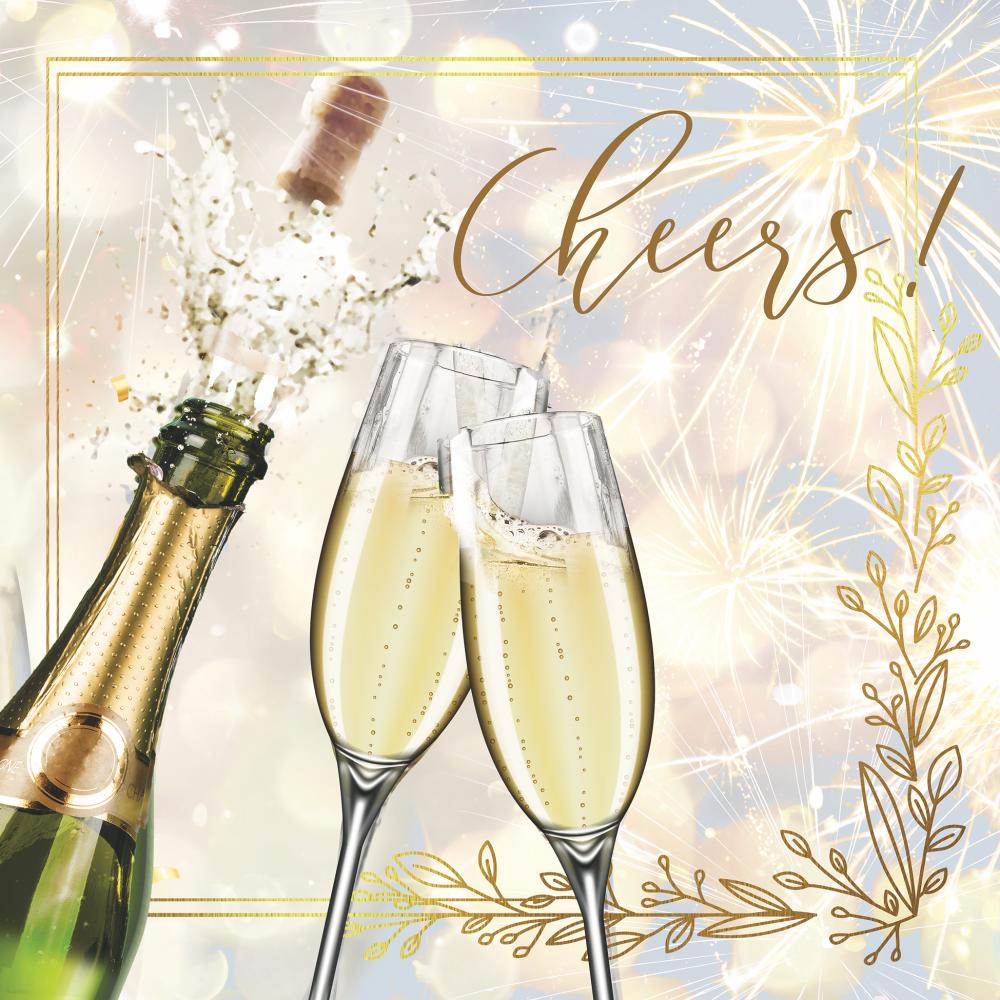 Popping Bottles Cocktail Napkins