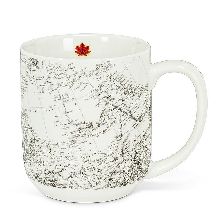 Canada Map and Curling House Mug