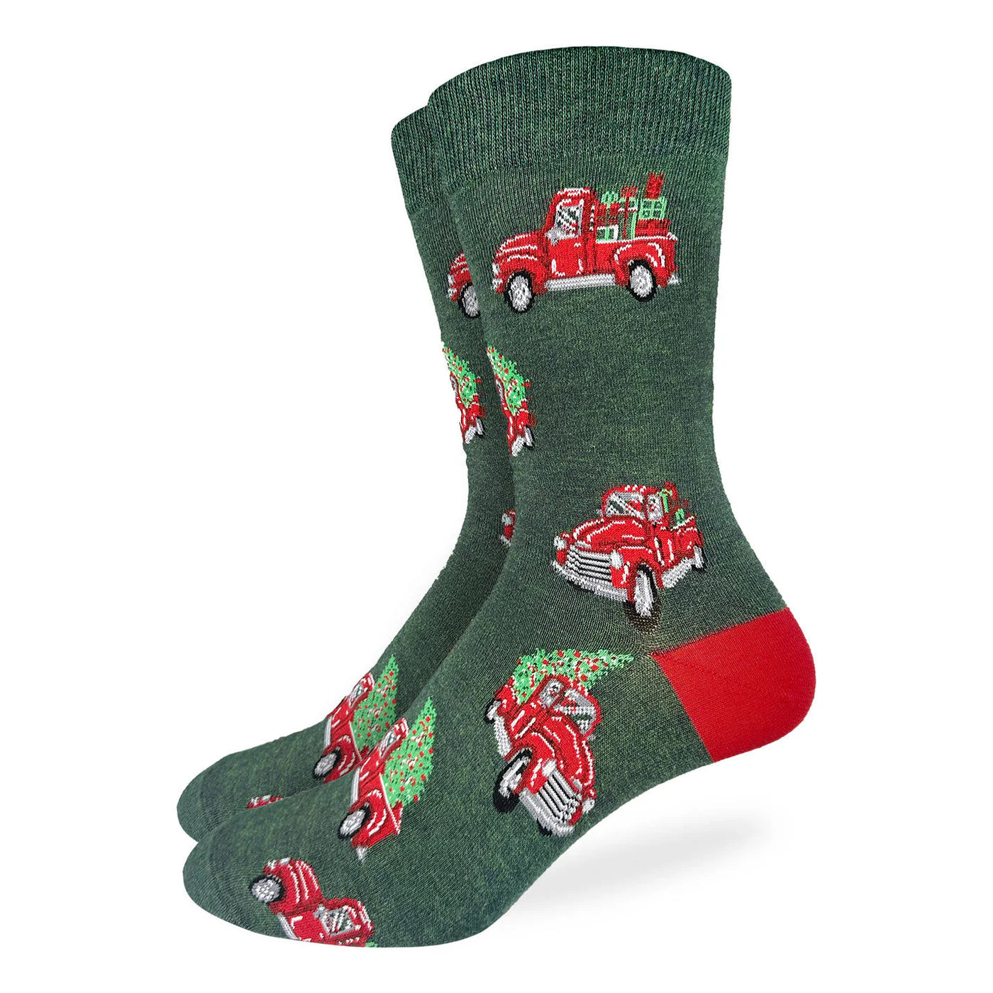 Christmas Trucks, Holiday Crew Socks