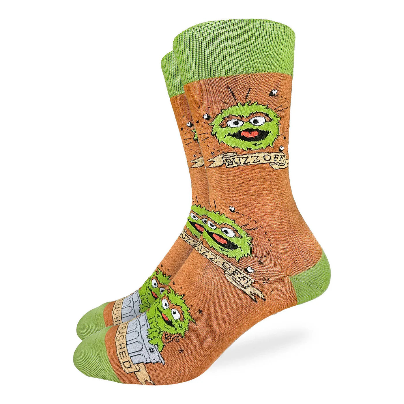 Sesame Street Oscar The Grouch, Crew Socks