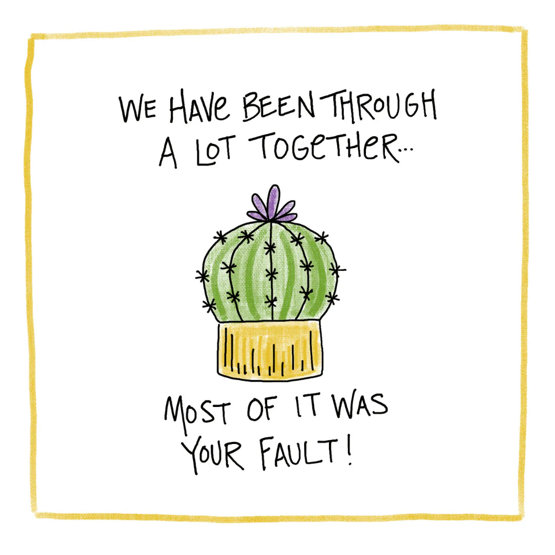 Your Fault, Greeting Card
