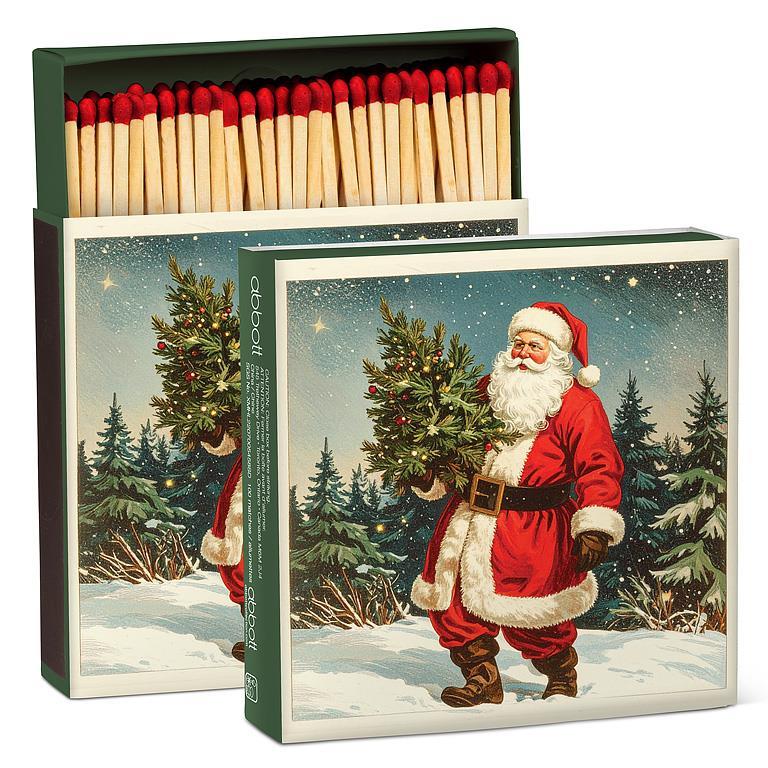 Vintage Santa Matches