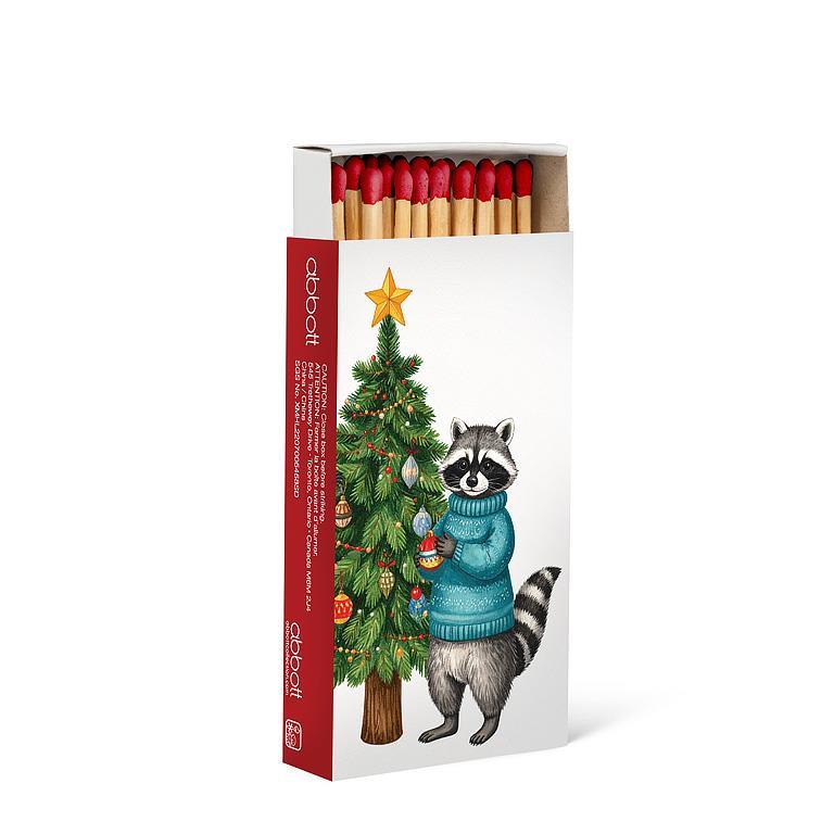 Holiday Raccoons Matches
