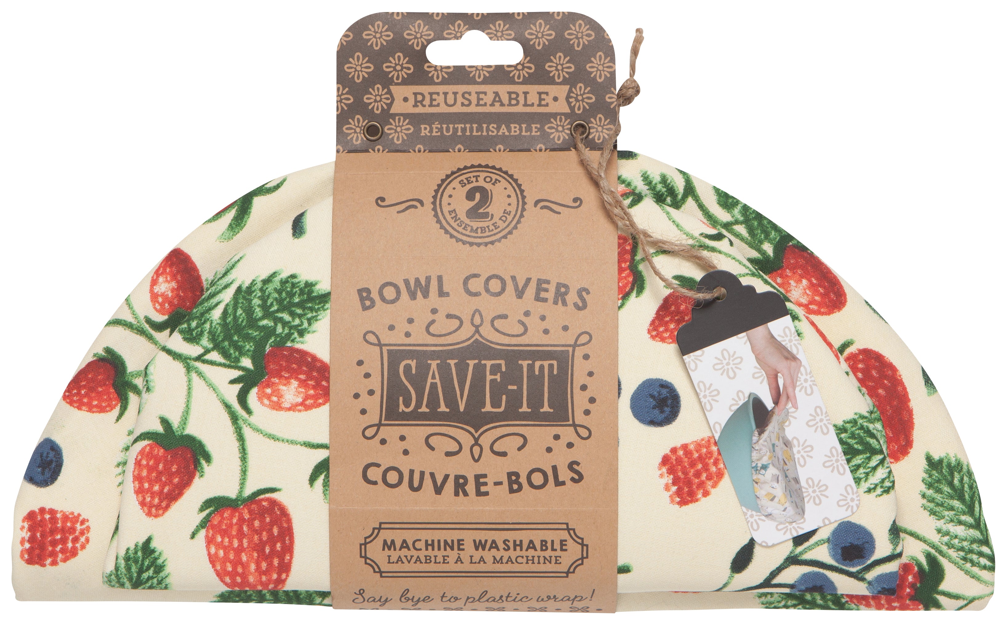 Berry Patch Bowl Covers, Set of 2