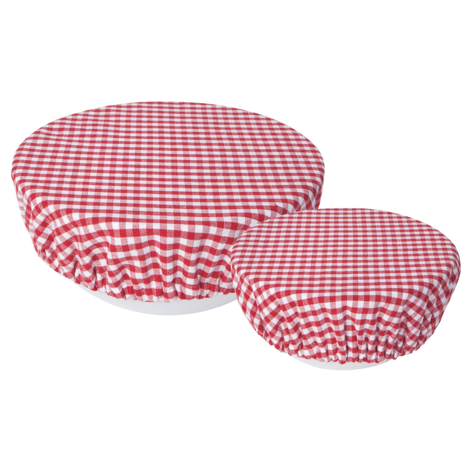 Gingham Bowl Covers, Set of 2