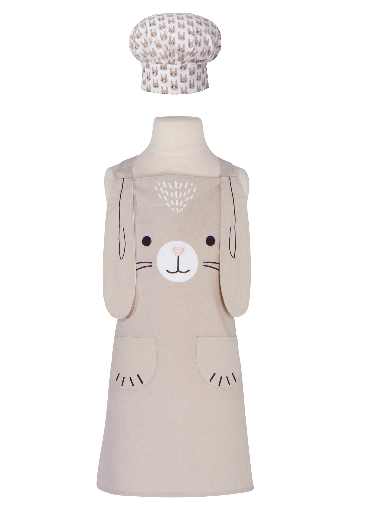 Bunny Daydream Kids Apron and Hat Set