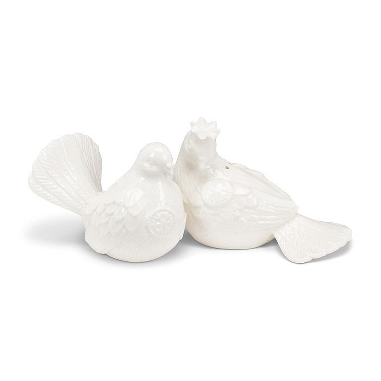 Dove with Crown Salt & Pepper