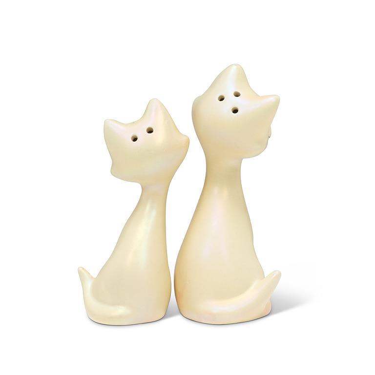 Sleek Retro Cat Salt & Pepper