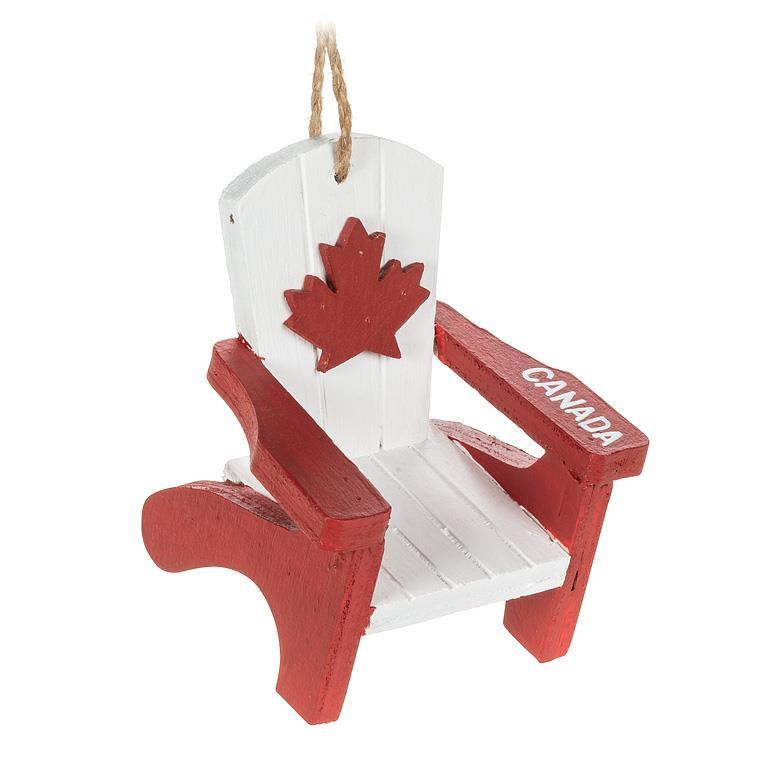 Muskoka Chair With Leaf Ornament