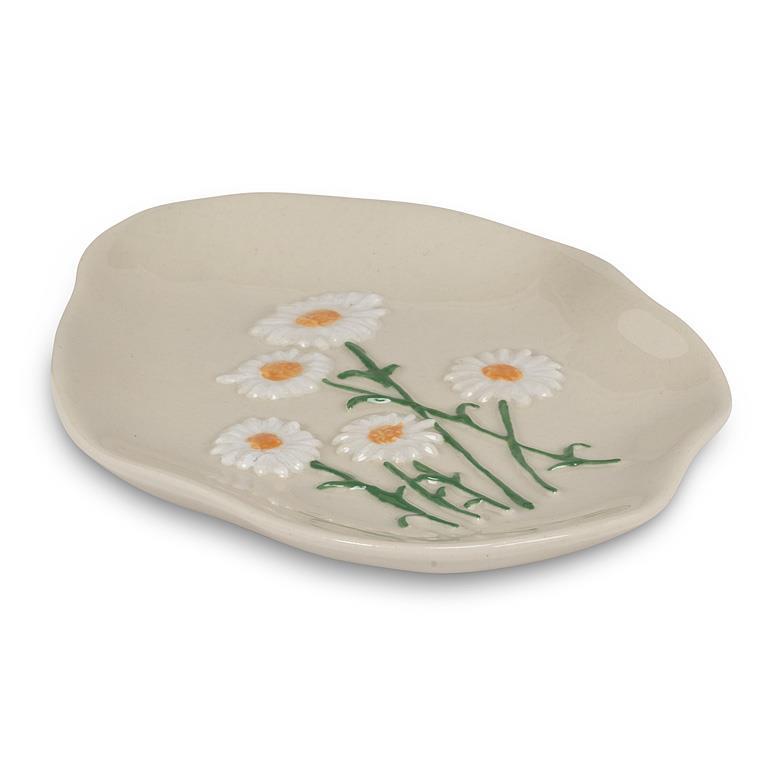 Flower Organic Dish White Flower