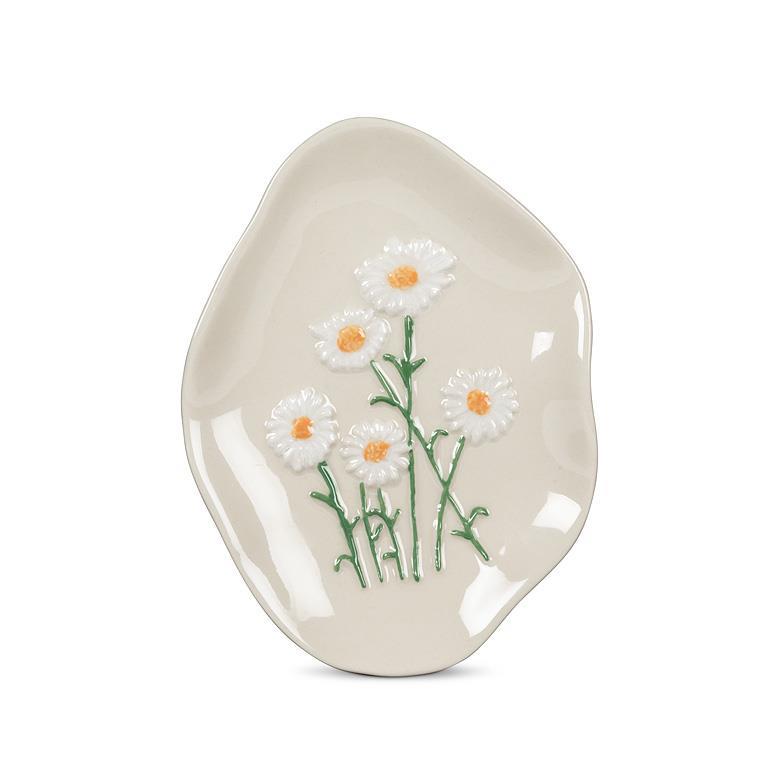 Flower Organic Dish White Flower