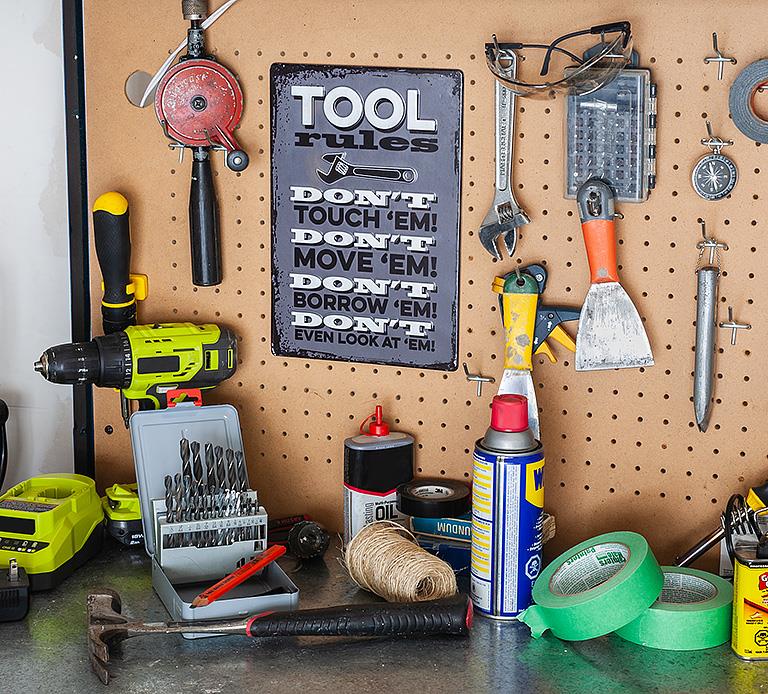 Tool Rules Wall Sign