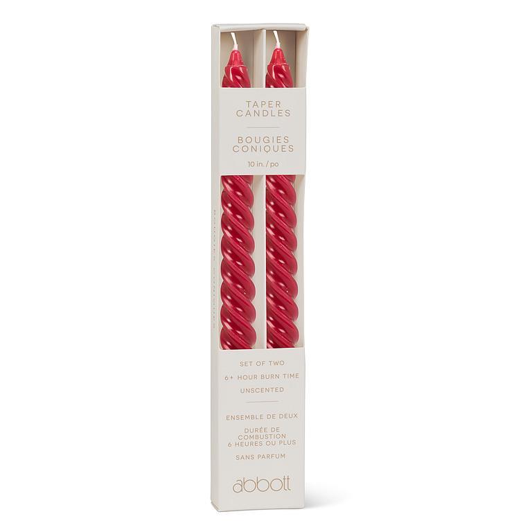Red Tight Spiral Taper