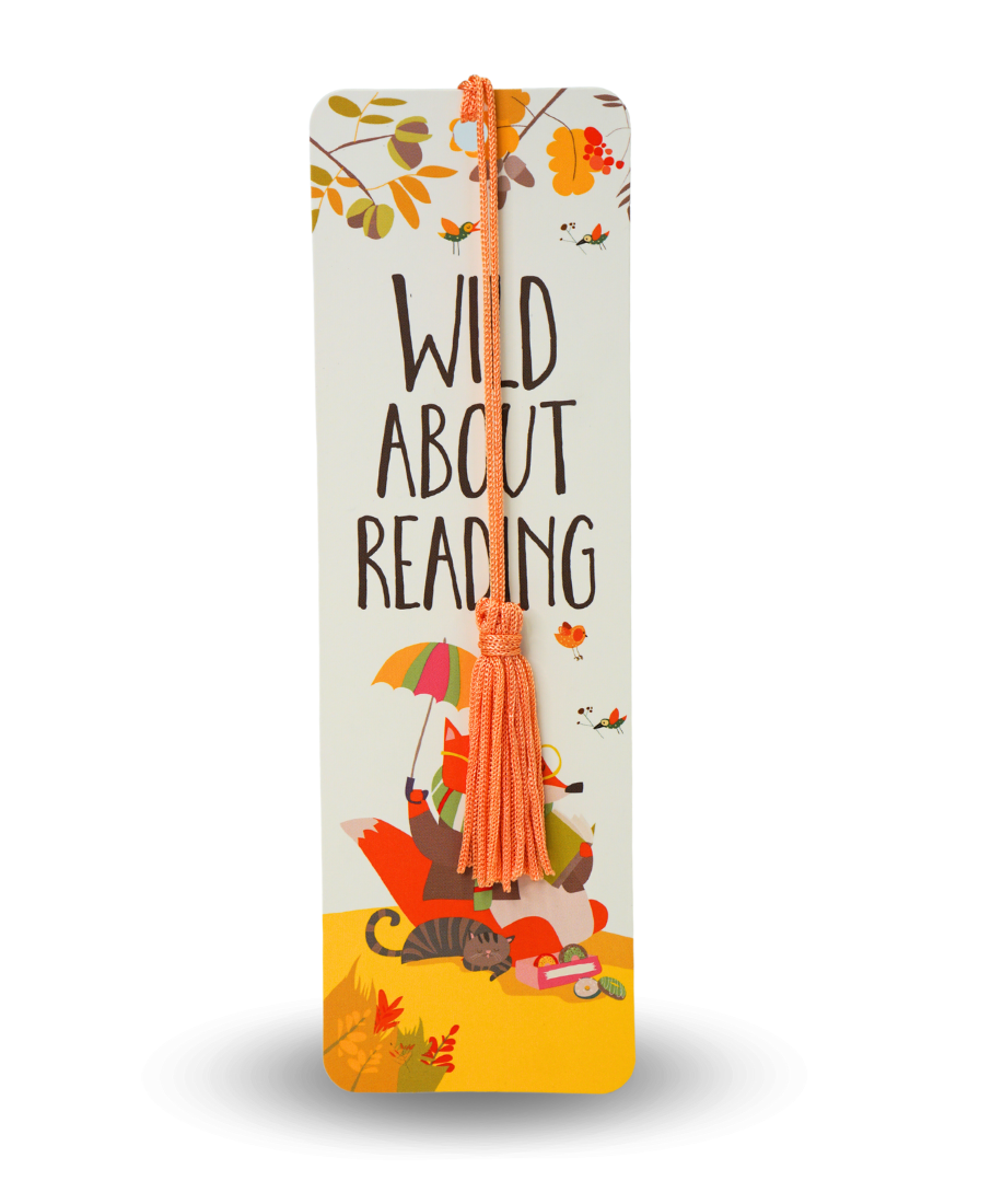 Wild About Reading Children's Bookmark