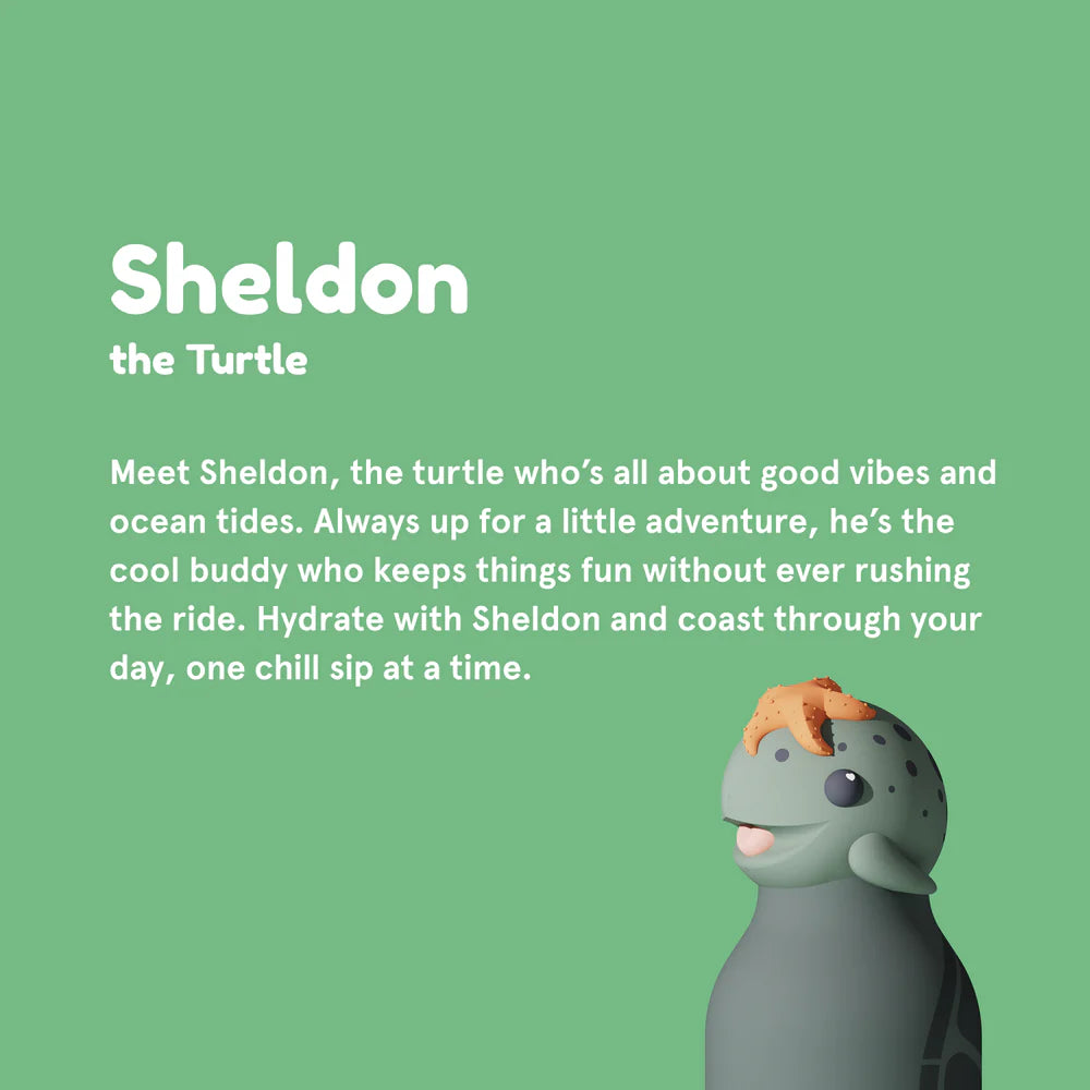 Asobu Sheldon The Turtle Bestie Bottle