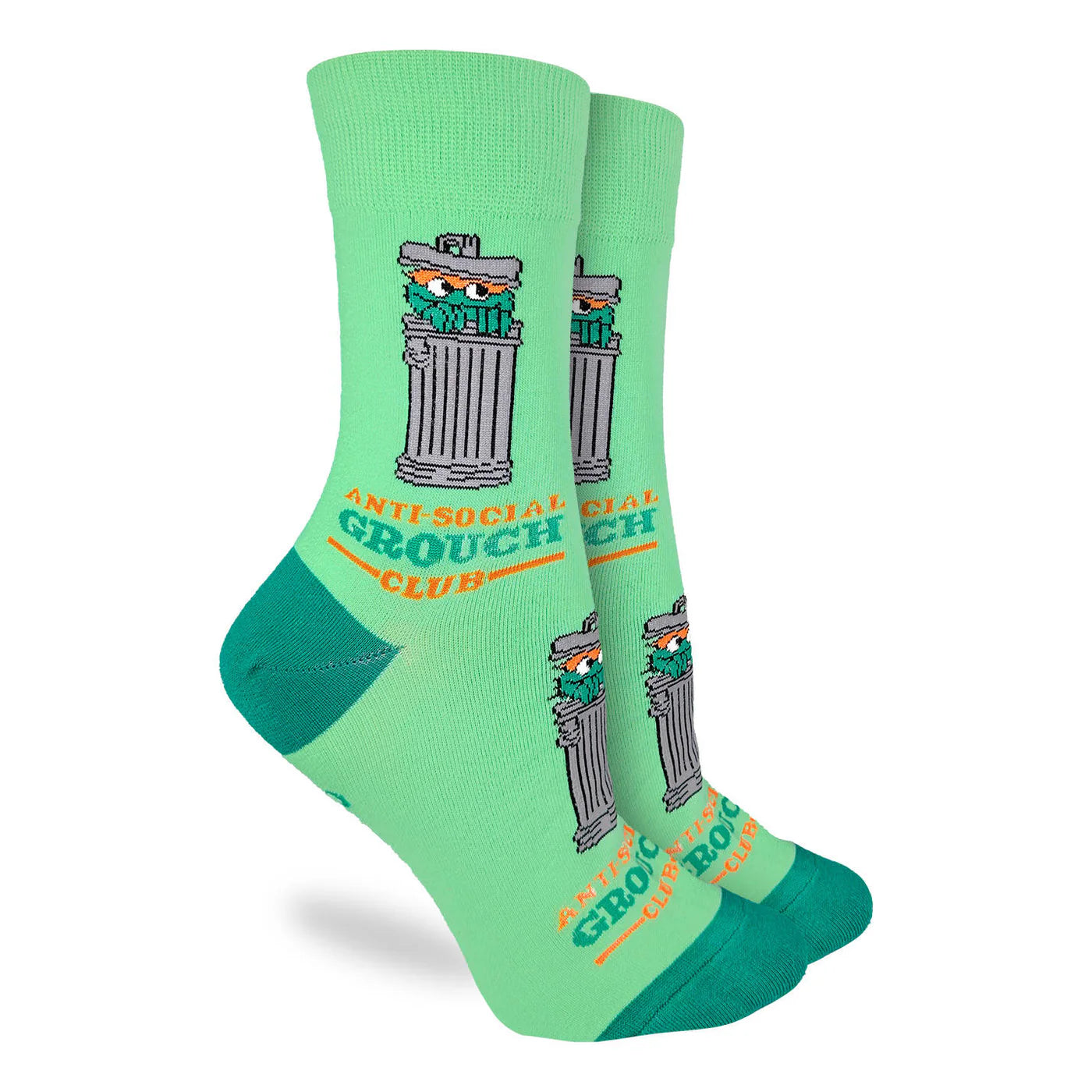 Sesame Street Oscar The Grouch, Crew Socks