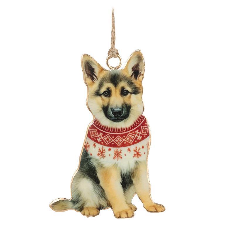 Shepherd In Sweater Ornament