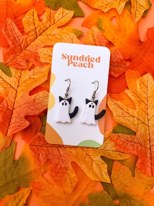 Ghost Kitties Earrings