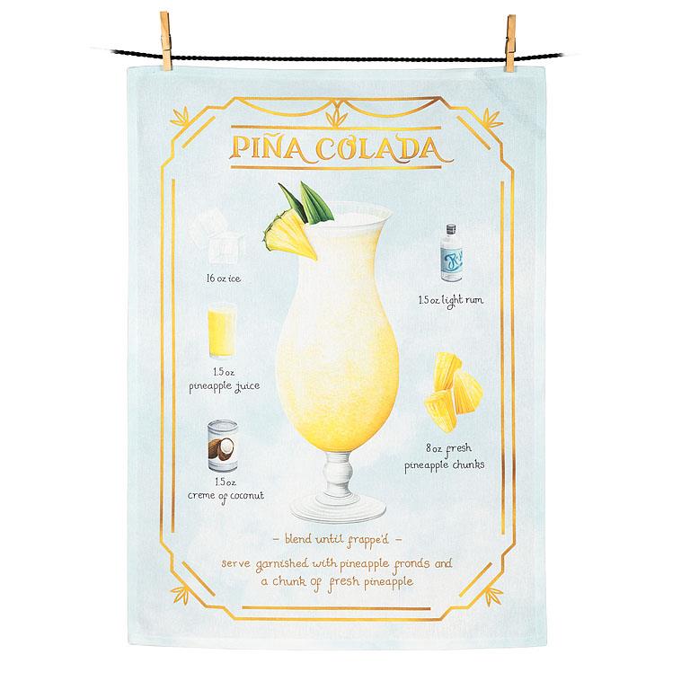 Pina Colada Tea Towel