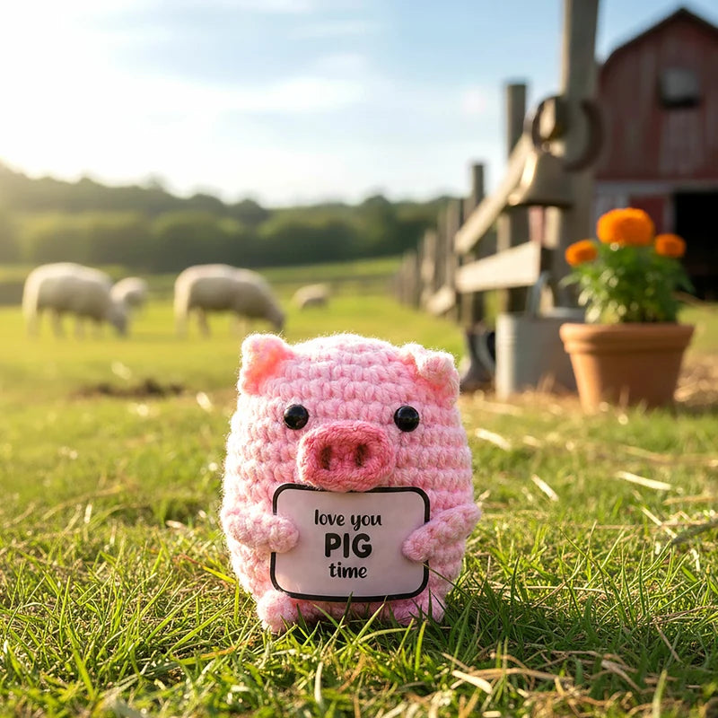 Pig Crocheted Mini Collectable