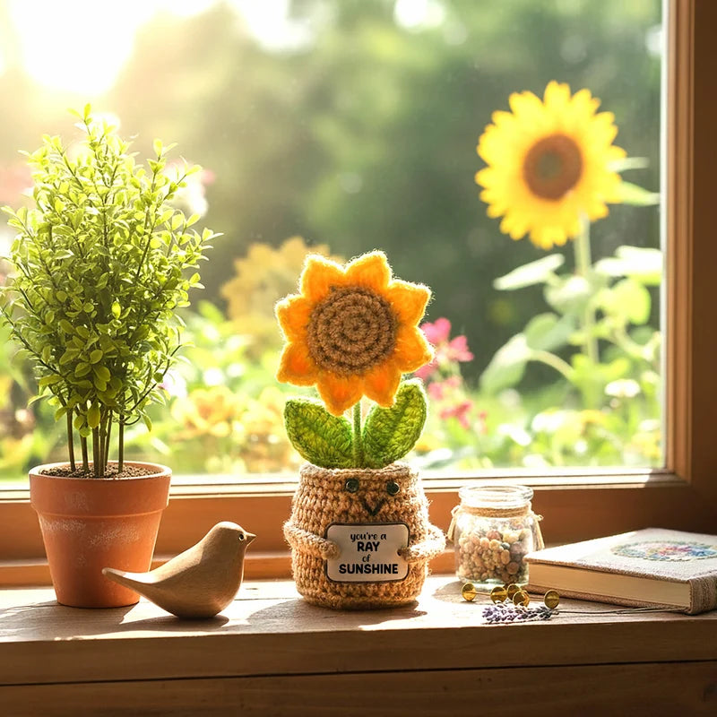 Sunflower Crocheted Mini Collectable