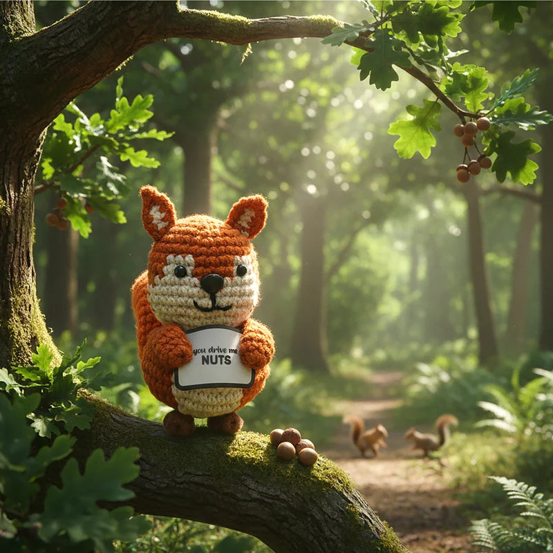 Squirrel Crocheted Mini Collectable