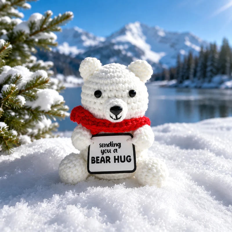 Polar Bear Crocheted Mini Collectable