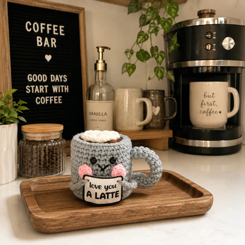 Latte Crocheted Mini Collectable