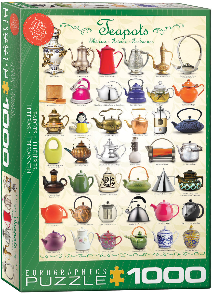 Tea Pots, 1000 Piece Puzzle