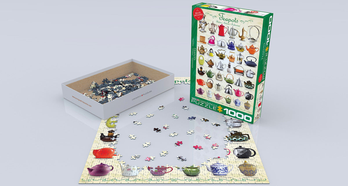 Tea Pots, 1000 Piece Puzzle