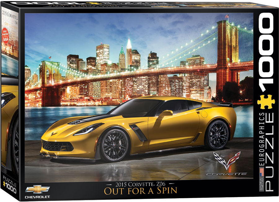 Corvette Z06 Out for a Spin, 1000 Piece Puzzle