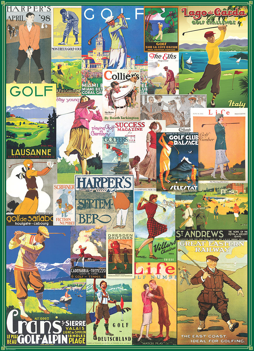 Golf Around The World, 1000 Piece Puzzle