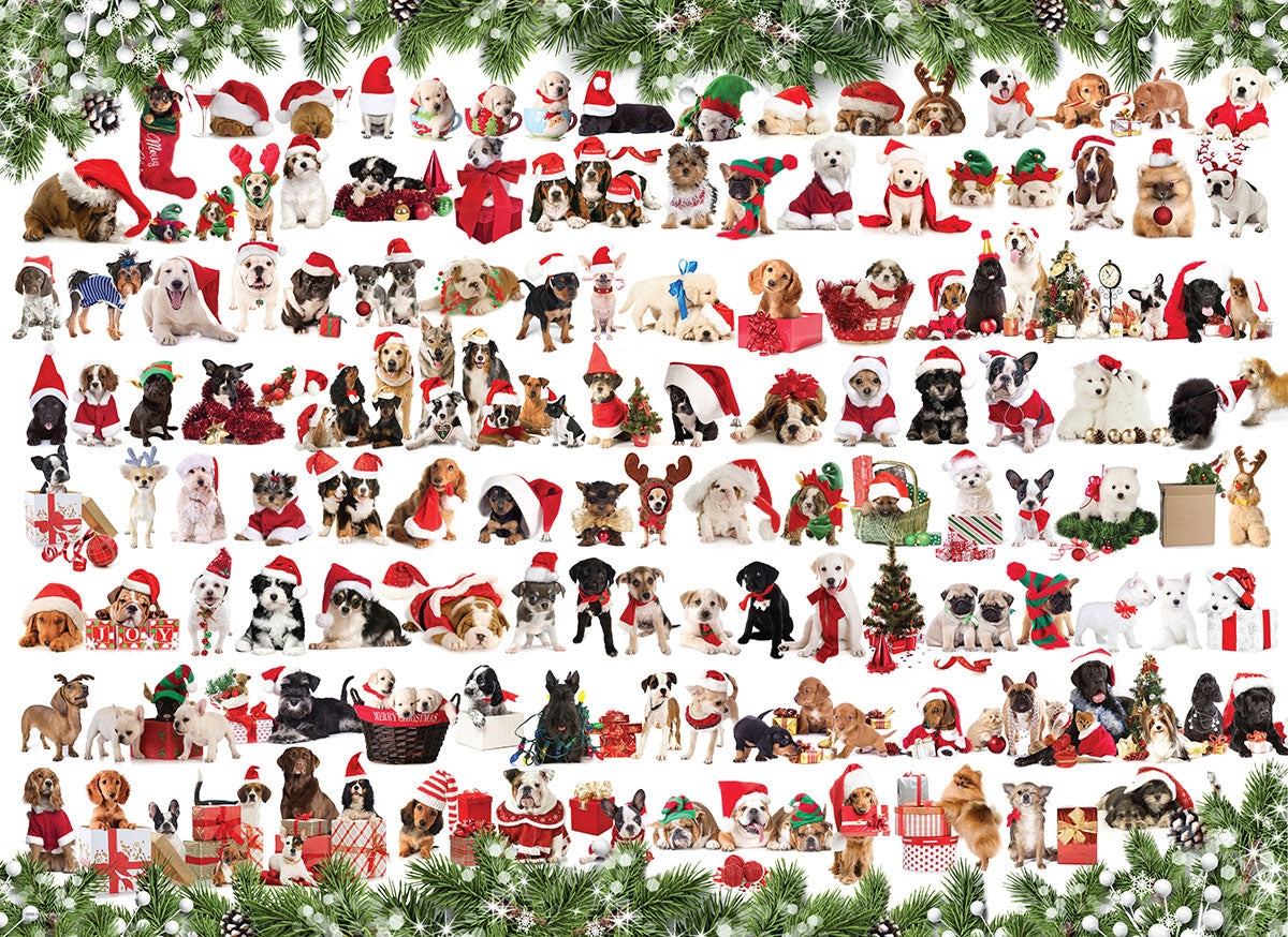 Holiday Dogs, 1000 Piece Puzzle