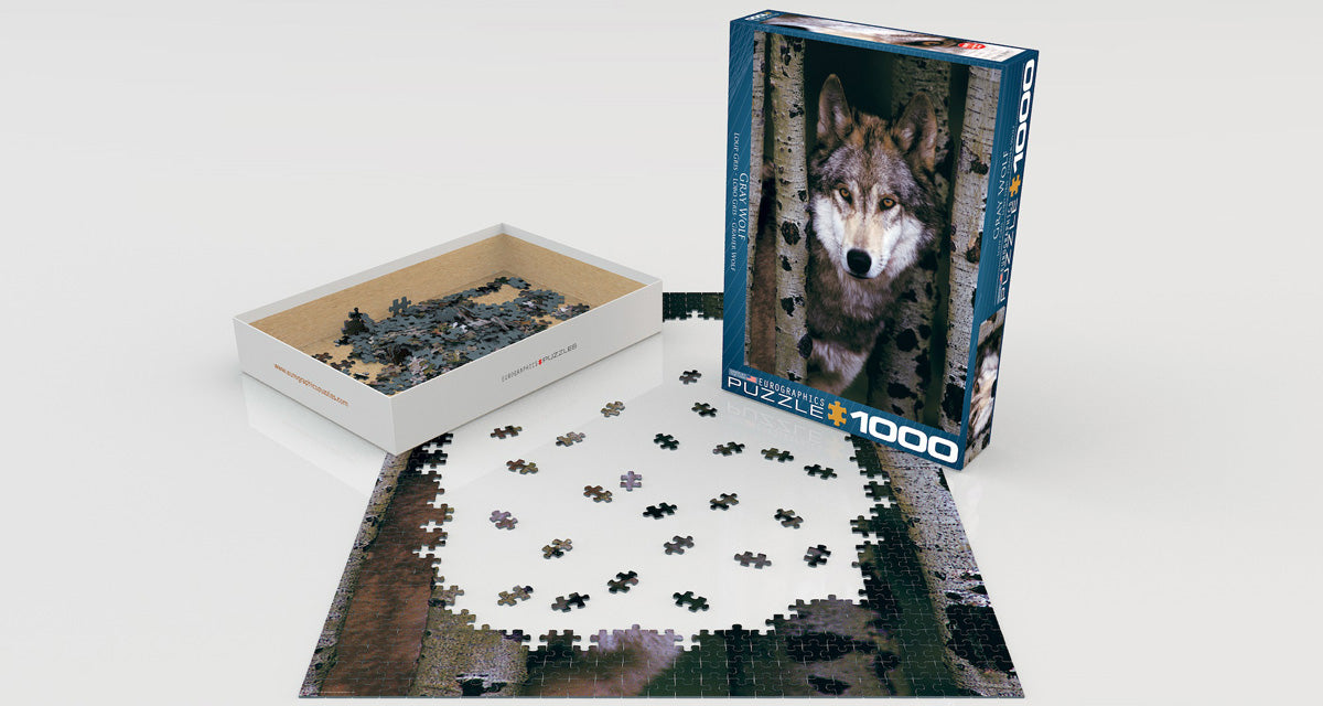 Gray Wolf, 1000 Piece Puzzle