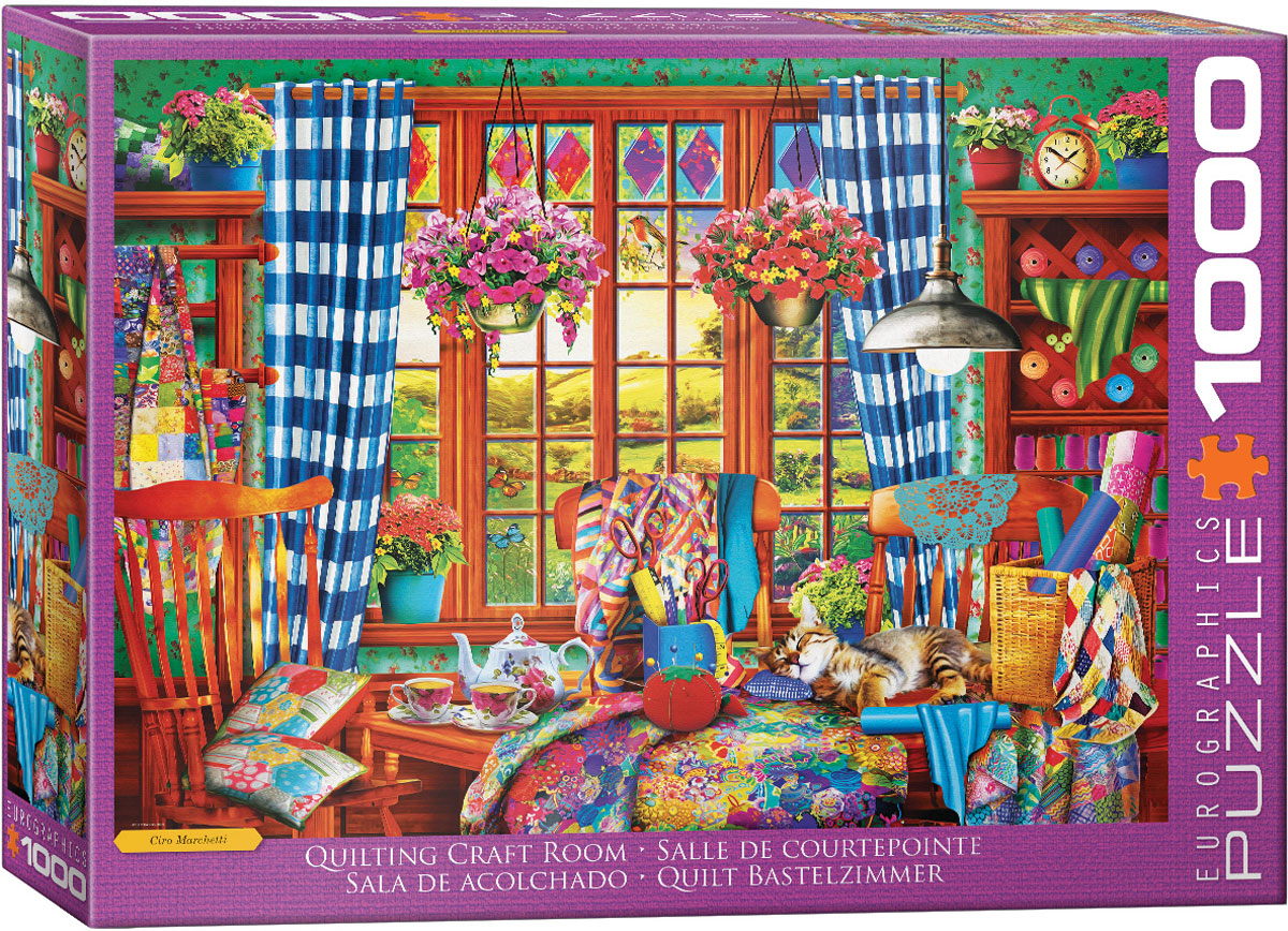 Quilting Craft Room, 1000 Piece Puzzle