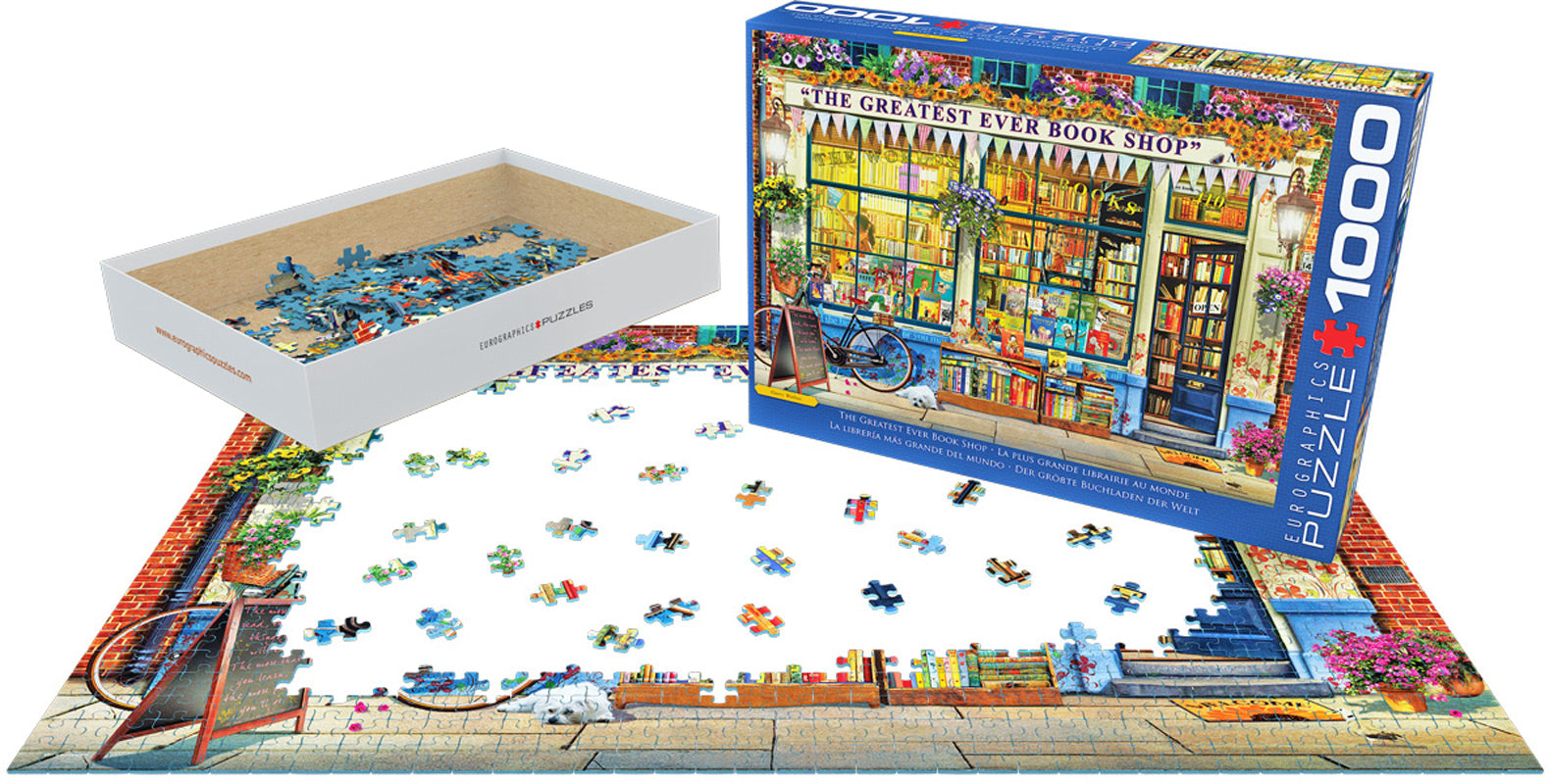 The Greatest Ever Book Shop, 1000 Piece Puzzle