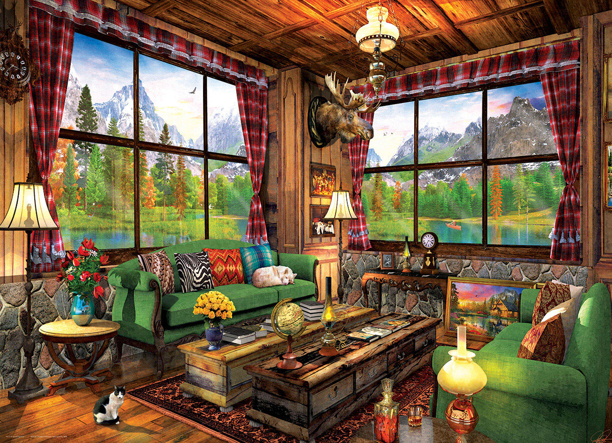 Cozy Cabin, 1000 Piece Puzzle