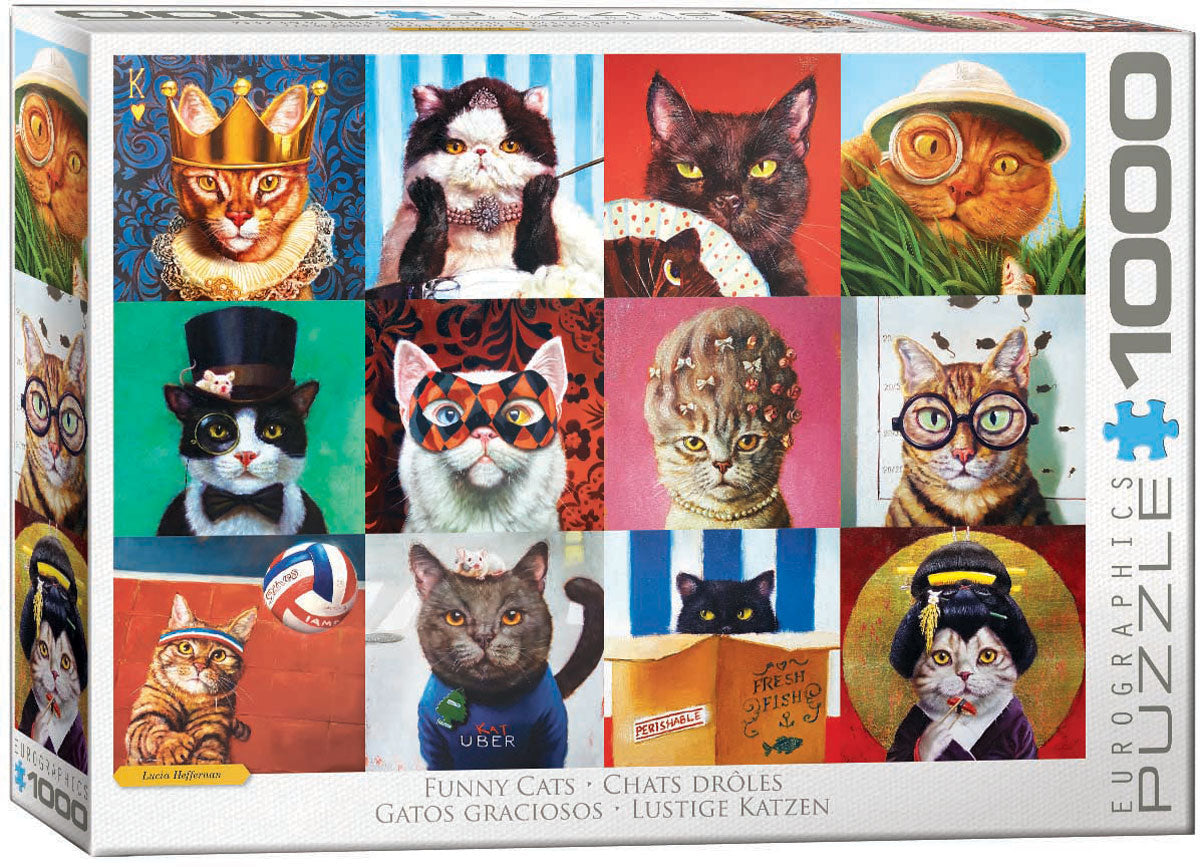 Funny Cats, 1000 Piece Puzzle