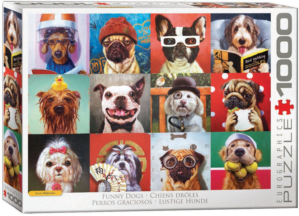 Funny Dogs, 1000 Piece Puzzle