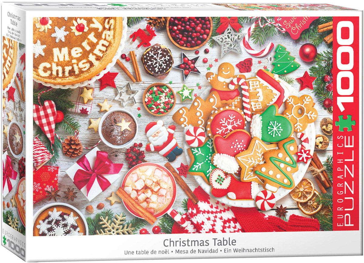 Christmas Table, 1000 Piece Puzzle