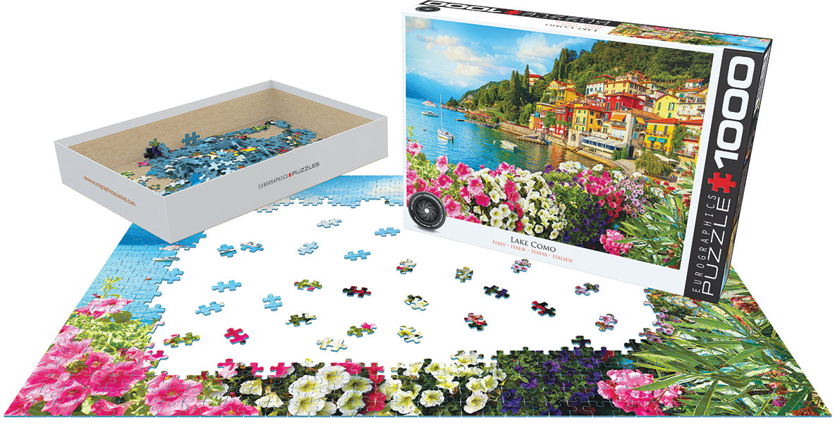 Lake Como, Italy, 1000 Piece Puzzle