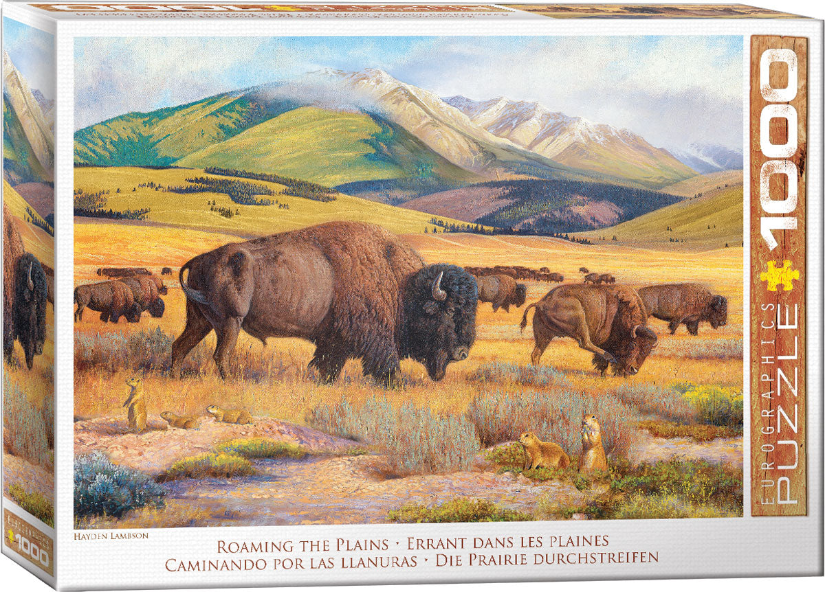Roaming The Plains, 1000 Piece Puzzle