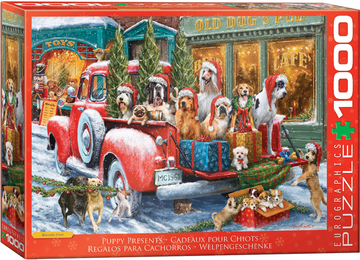 Puppy Presents, 1000 Piece Puzzle