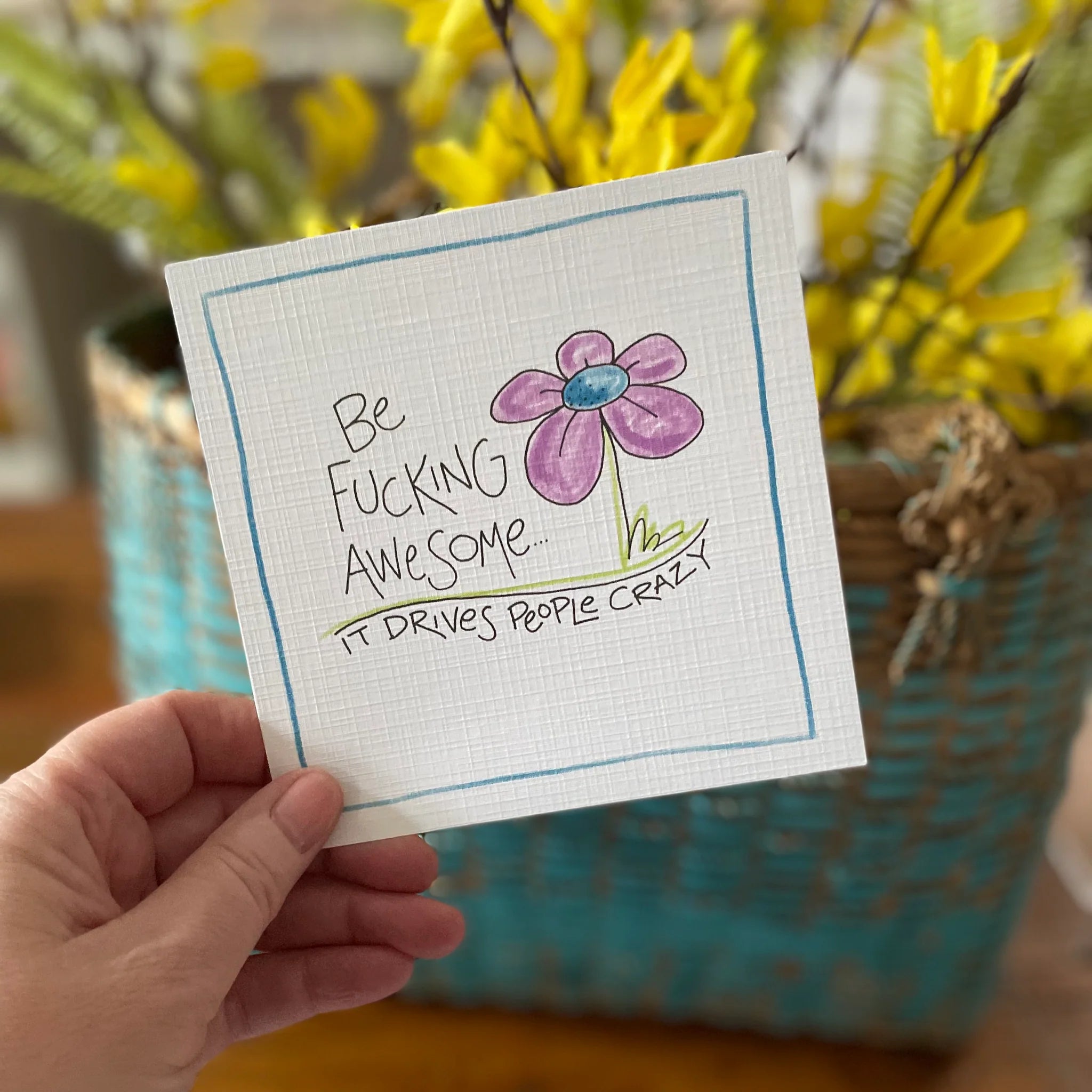 Be Awesome, Greeting Card