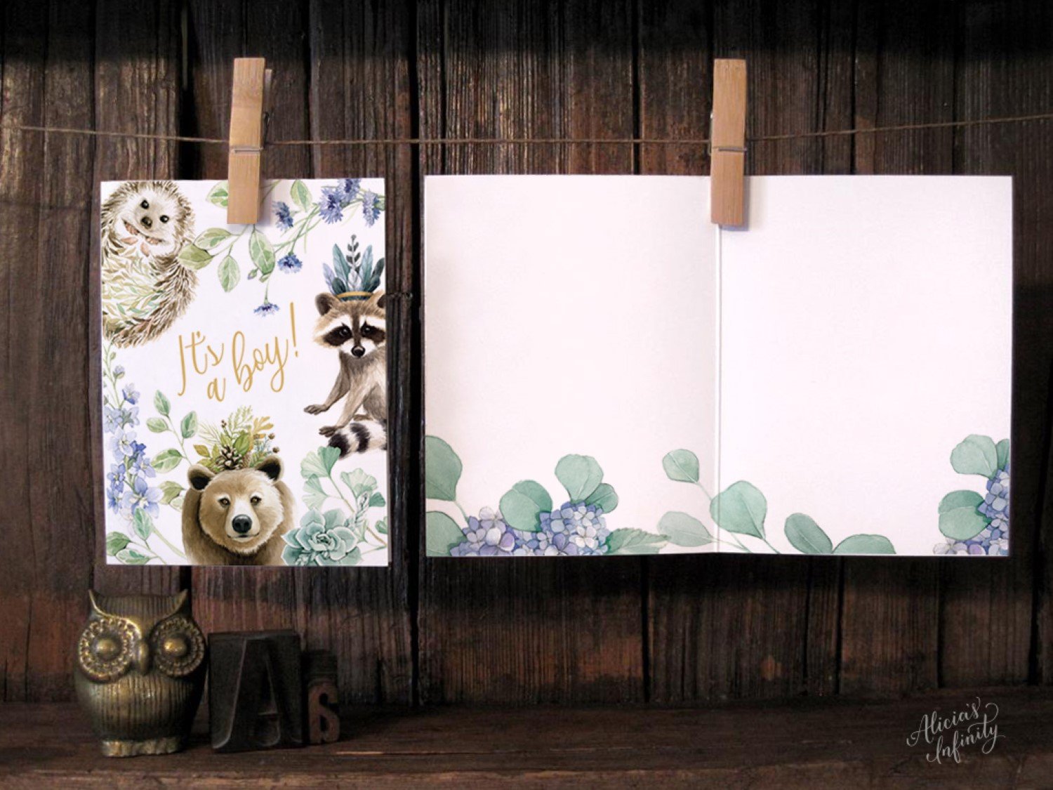 It's A Boy, Greeting Card