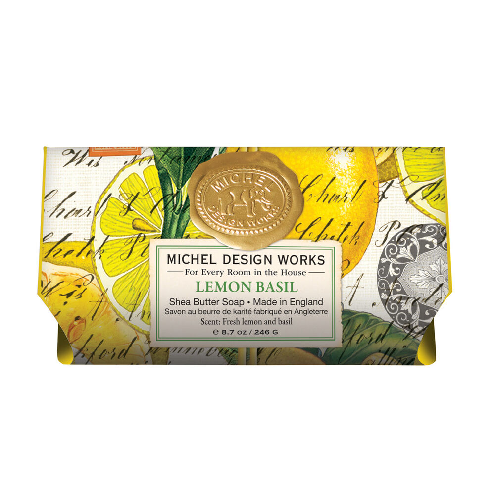 Lemon Basil Large Bath Soap Bar
