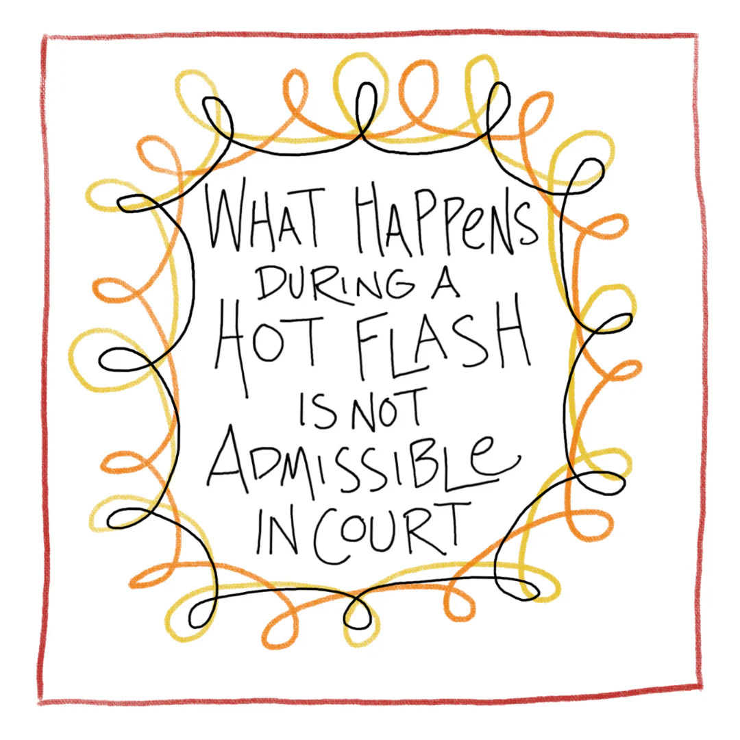 Hot Flash, Greeting Card