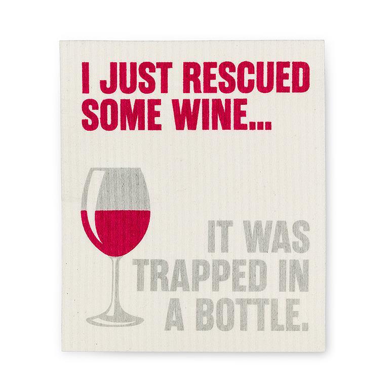 Funny Text  Dishcloths, Set of 2