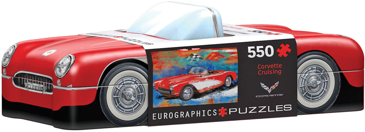 Corvette Cruising Tin, 550 Piece Puzzle