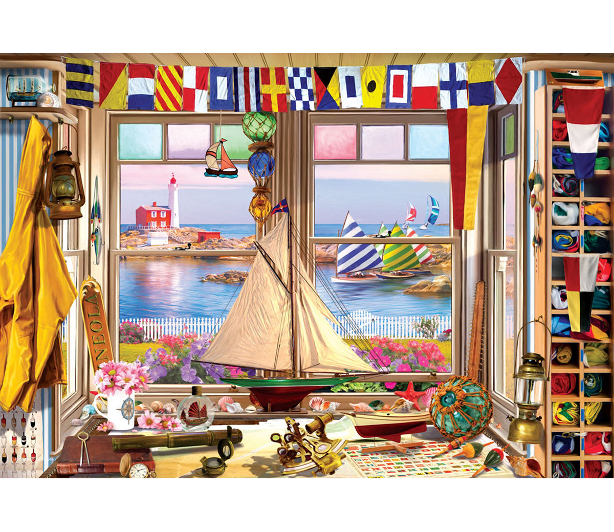 Lighthouse Tin, 550 Piece Puzzle